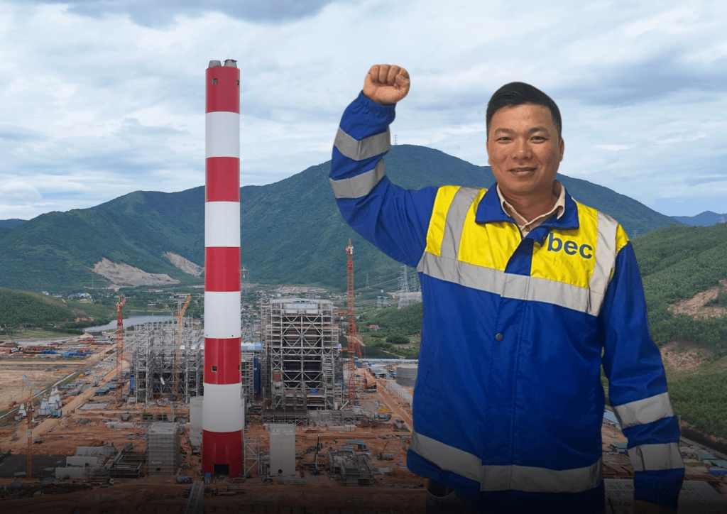 Châu Văn Bình Receives Certificate of Appreciation for Safety Excellence at Quang Trach 1 Power plant