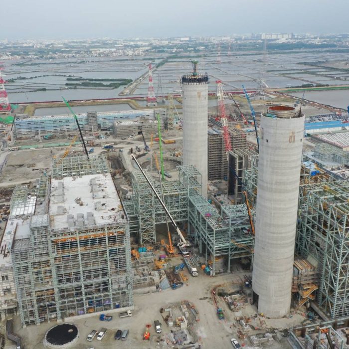 Hsinta chimney sequential slipform construction